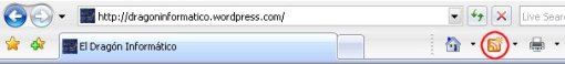RSS en Internet Explorer